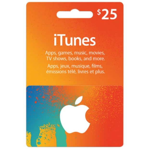 Carte iTunes 25 € offerte chez Géant Casino