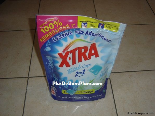 odr lessive liquide xtra total 100% remboursée