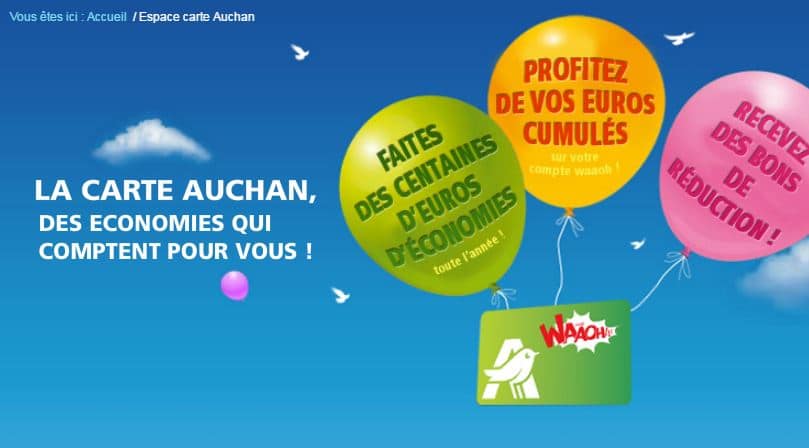 Money lending Vaccinate beat Carte Auchan Waaoh gratuite : Avantages et date limite d'utilisation de la  cagnotte fidélité