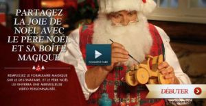 Vidéo du Père Noël personnalisée gratuite avec Père Noël Magique
