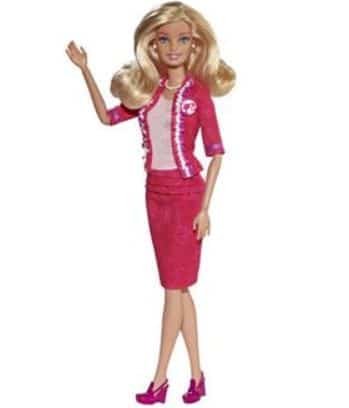 Poupée Barbie présidente