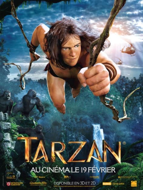 Place cinéma film animation Tarzan