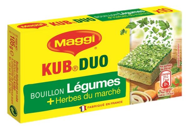 kub duo maggi bouillon légumes