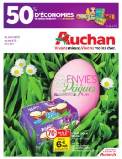 Catalogue Auchan les gratuits Pâques 2014