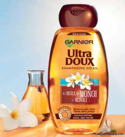 ultra doux shampooing huile monoï néroli