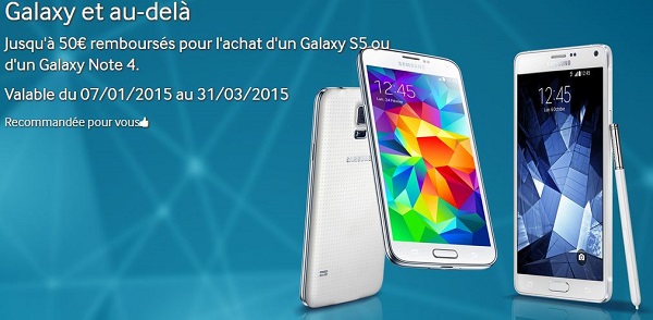 ODR Galaxy S5 de 50 euros