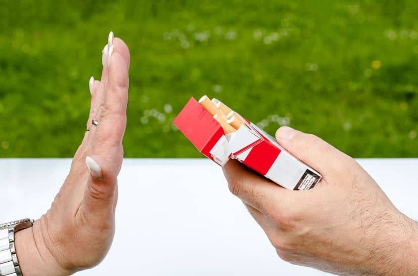 Arrêter de fumer après un test sanguin