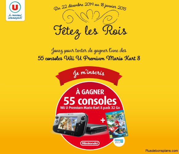Jeu concours Système U console de jeux vidéo Wii de Nintendo