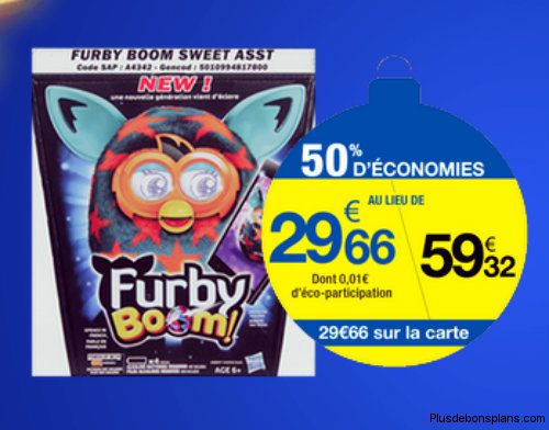 50% d'économies sur Furby