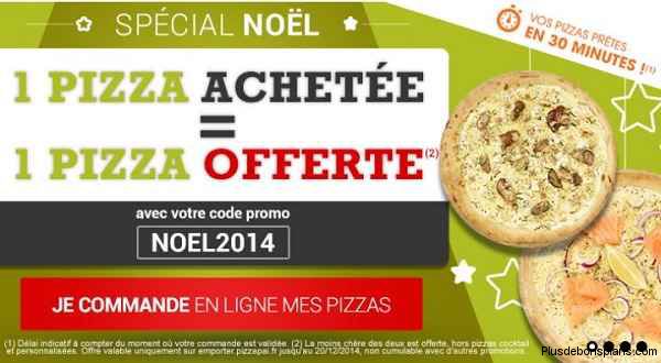 pizzapaï pizza gratuite noel