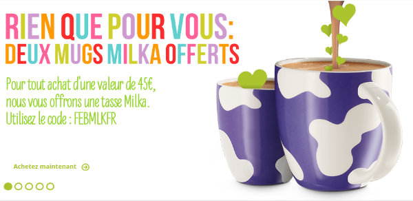 2 mugs milka offerts chez tassimo
