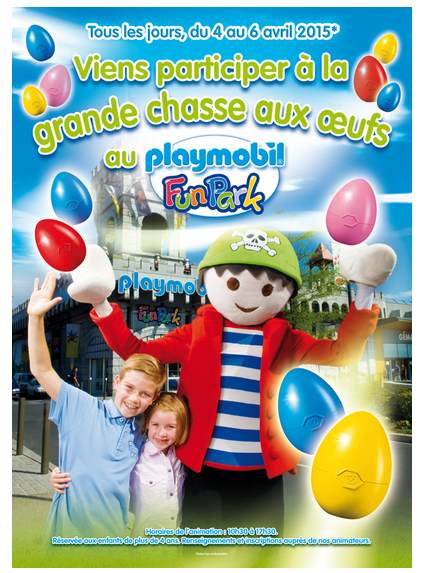 Fetez Paques 2015 au Playmobil Funpark de Paris
