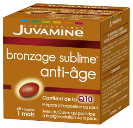 100 juvamine bronzage sublime anti age offerts