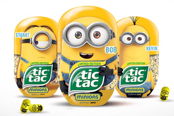 Des Tic Tac Banane à -30% pour célébrer la sortie des Minions au cinéma