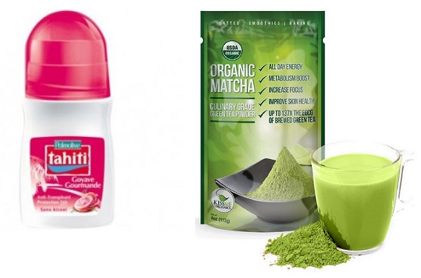 déodorant tahiti et thé vert matcha