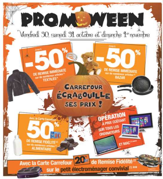 Carrefour promo Halloween