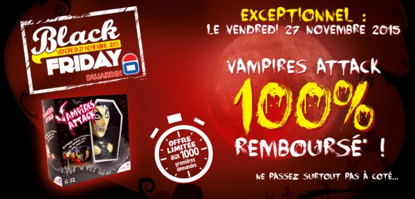 Vampires Attack 100 % remboursé