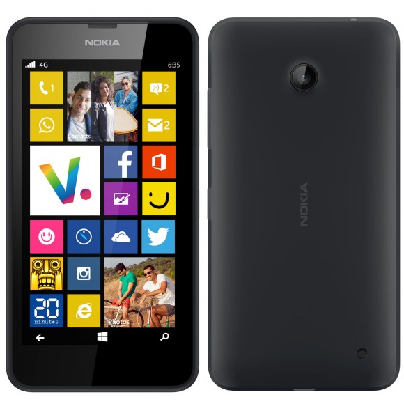 Nokia Lumia 635 noir à moitié prix