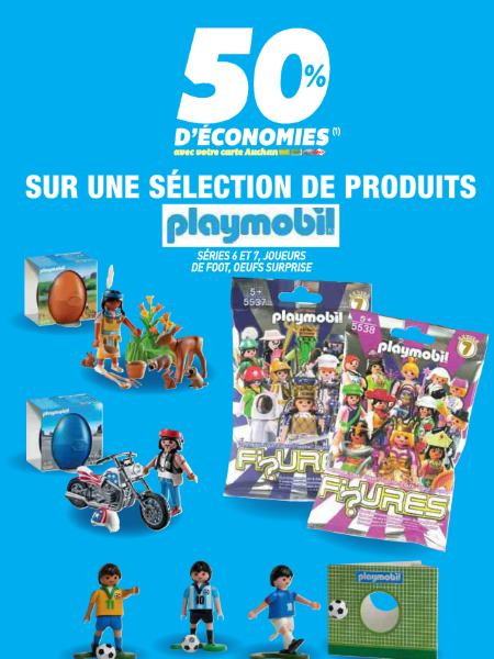 Playmobil moitié prix chez Auchan