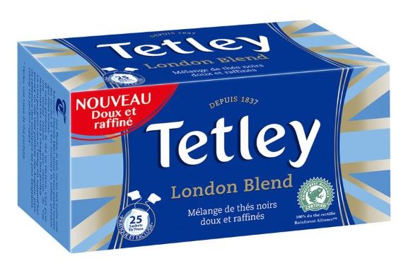 échantillon gratuit thé tetley london blend