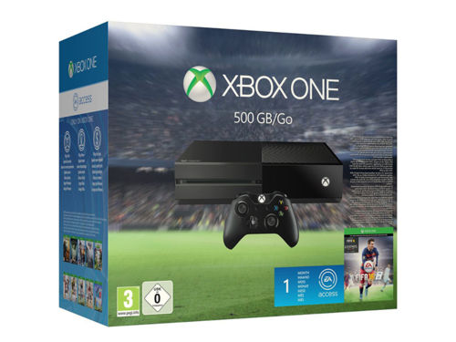 la Xbox One et le jeu Fifa 16 à 289,99 € 