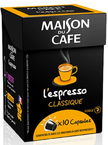 10 capsules Maison du Café pour seulement 0,29€ chez Carrefour
