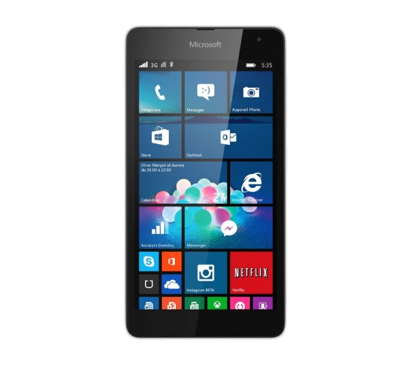Nokia Lumia 535 est à 59,99 € 
