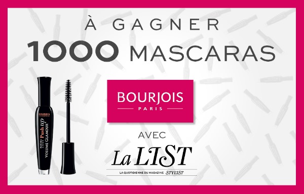 1000 mascaras Bourjois à gagner avec Stylist