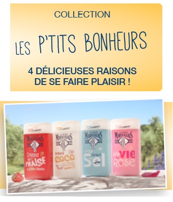 Testez collection « Les P’tits bonheurs » Le Petit Marseillais