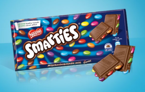 2000 tablettes Smarties offertes