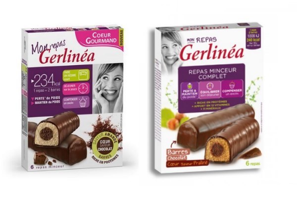 des barres chocolatées rappelées par Gerlinéa