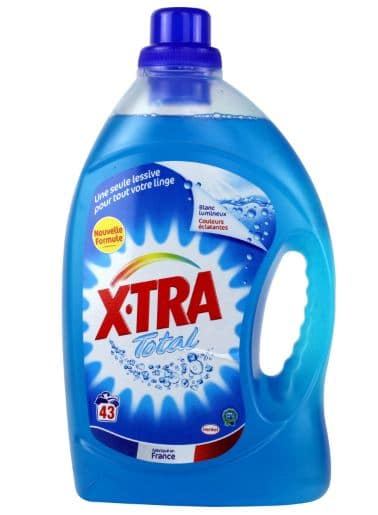 Lessive liquide X-Tra Total moins chère : 12.04 litres à 13.15 €