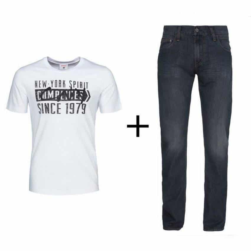 Un ensemble jean et T-shirt à moins de 15€