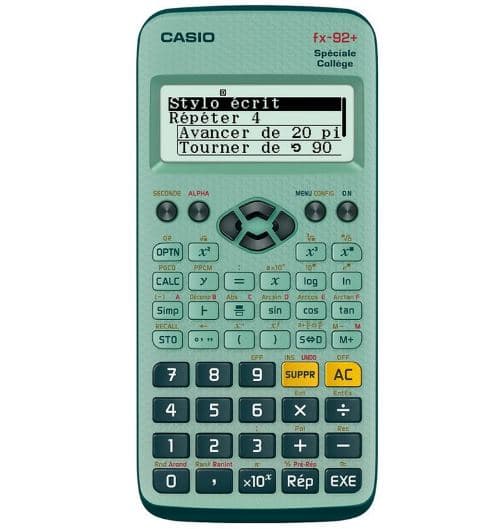 calculatrice casio collège fx-92