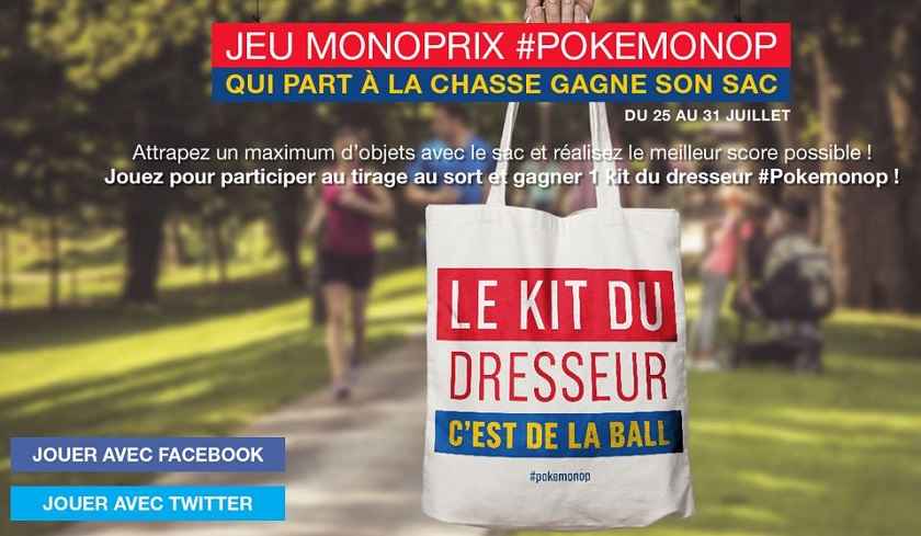 monoprix kit dresseur pokemon offert