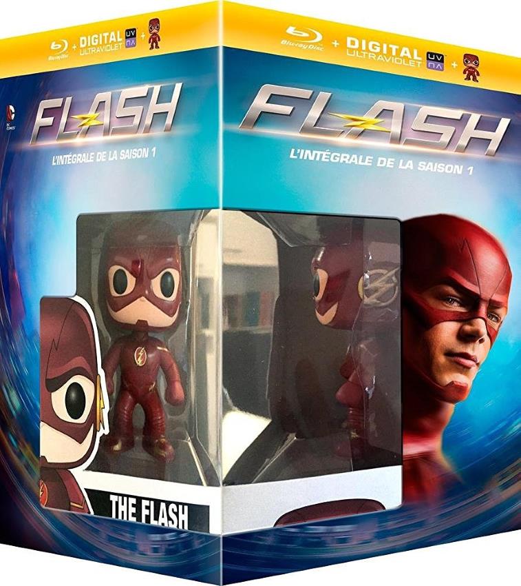 première saison de Flash en Bluray avec la figurine Pop ! à 22,99 €