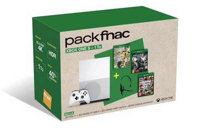 Un pack Xbox One avec 3 jeux à 379€ à la Fnac