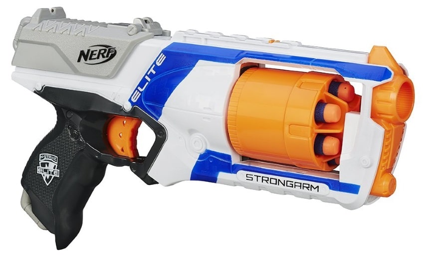 pistolet Nerf Elite Strongarm Xd à moitié prix chez Amazon