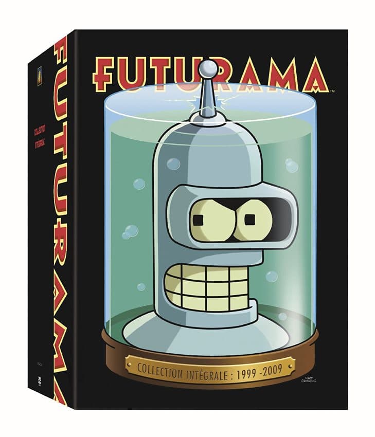 série Futurama à 24,99 € au lieu de 50,16 € sur Amazon