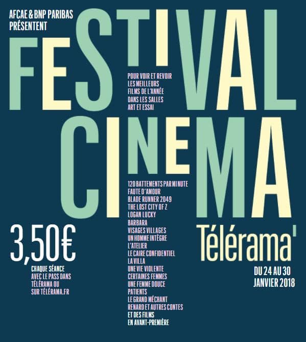 pass festival cinéma télérama 2018