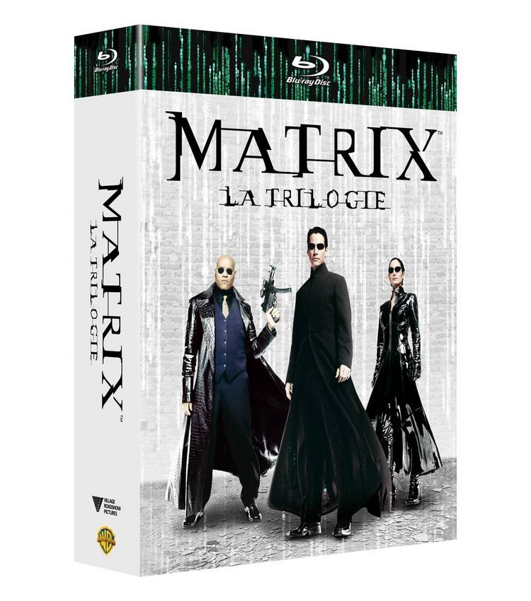 La trilogie Matrix en Blu-Ray à moins de 10€ chez Amazon