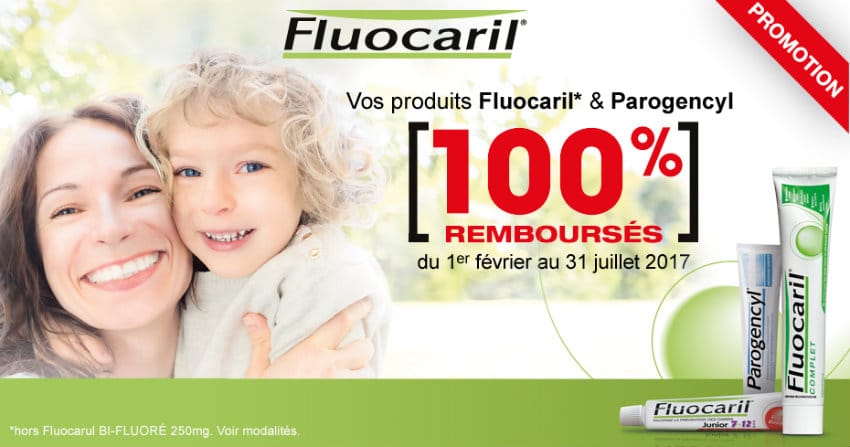 100 rembourses fluocaril parogencyl