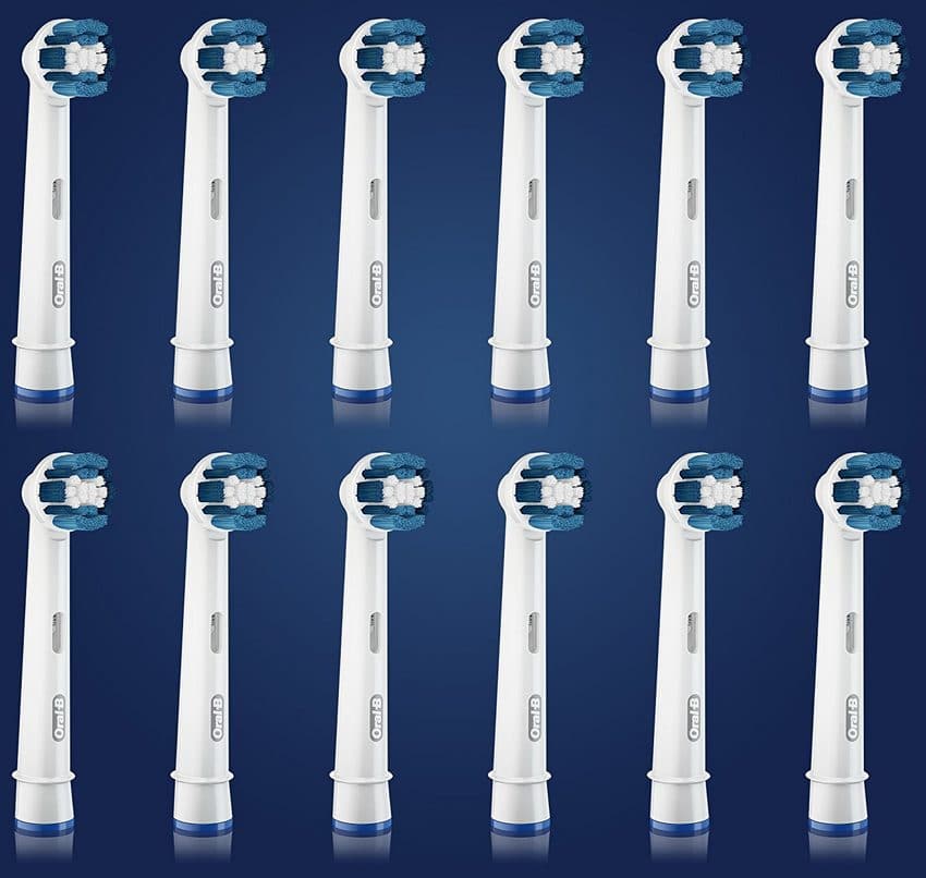 12 brossettes pour brosse à dents Oral-B à moins de 25€