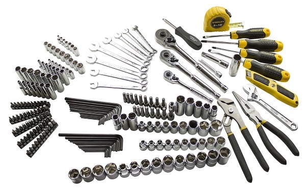 Le coffret d’outils pour mécanique 210 pièces Stanley à 75 € sur Amazon