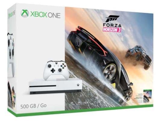 Pack console Xbox One 500 Go avec Forza Horizon 3