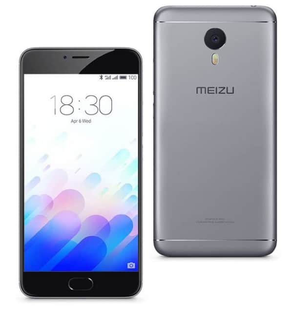 Le smartphone Meizu M3 Note Gris Double Sim à 109 € sur Auchan