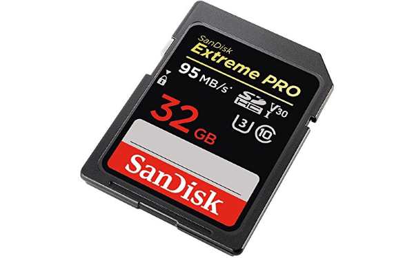Carte mémoire SanDisk SDHC 32 Go Extreme Pro à 20,99 € sur Amazon
