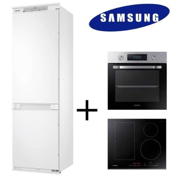 Le pack Samsung réfrigérateur + four électrique + plaque à induction à 799,99 € sur Cdiscount