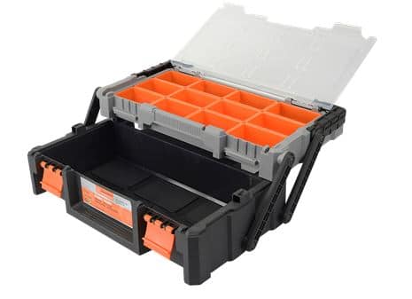 Boîte à outils Werckmann avec bacs de rangement amovibles à 4,95 € chez Action