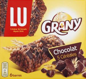 335 boîtes de barres LU Grany 5 céréales et chocolat gratuites